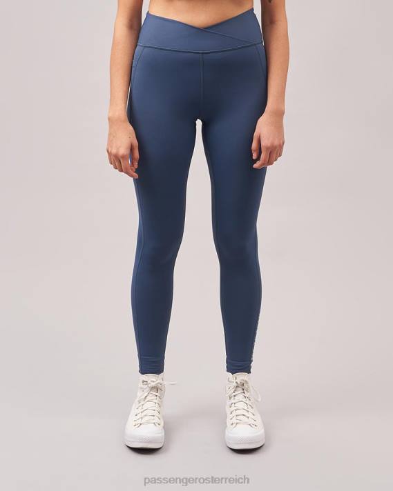 Passenger Frauen Frischluft-Recycling-Leggings in Blaukoralle 0BP2865 woclothing Blau