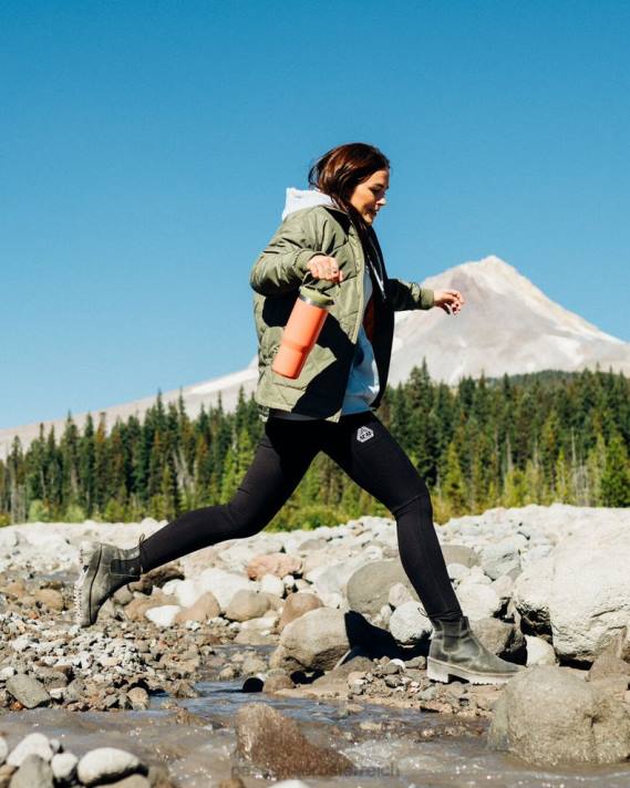 Passenger Frauen Frischluft-Recycling-Leggings in Schwarz 0BP2862 woclothing Schwarz