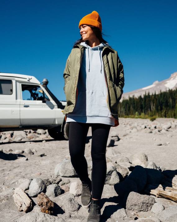 Passenger Frauen Frischluft-Recycling-Leggings in Schwarz 0BP2862 woclothing Schwarz