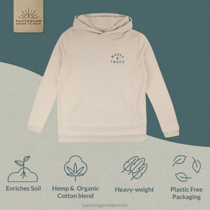 Passenger Frauen Kindling Hanf Hoodie Birke 0BP2760 woclothing Birke