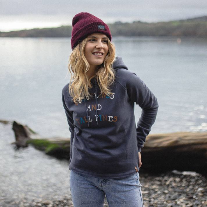 Passenger Frauen Voyage Recycling-Kapuzenpullover in verblasstem Schwarz 0BP2728 woclothing Schwarz