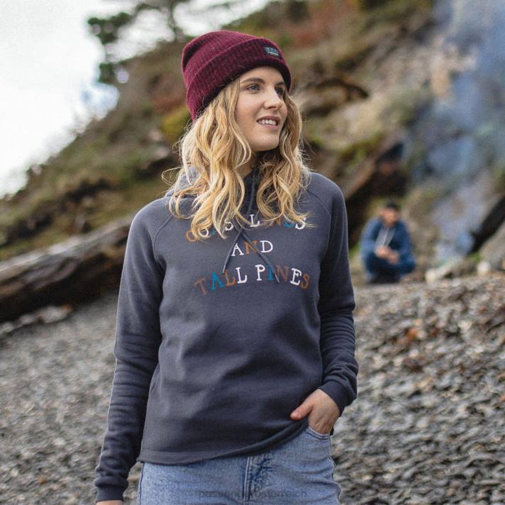 Passenger Frauen Voyage Recycling-Kapuzenpullover in verblasstem Schwarz 0BP2728 woclothing Schwarz