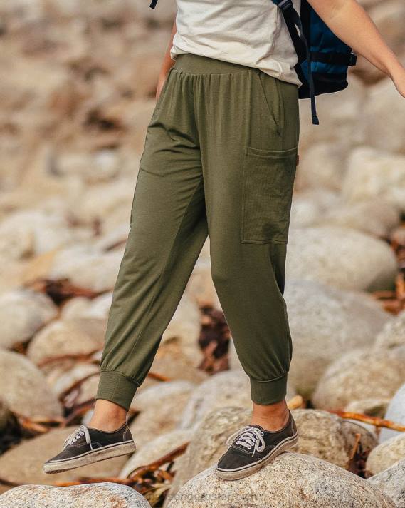 Passenger Frauen Day Dream Hose Khaki 0BP2962 woclothing khaki