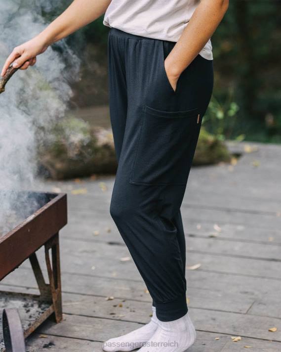 Passenger Frauen Day Dream Hose schwarz 0BP2965 woclothing Schwarz