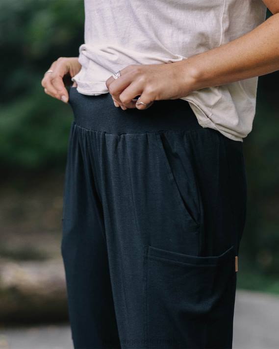 Passenger Frauen Day Dream Hose schwarz 0BP2965 woclothing Schwarz