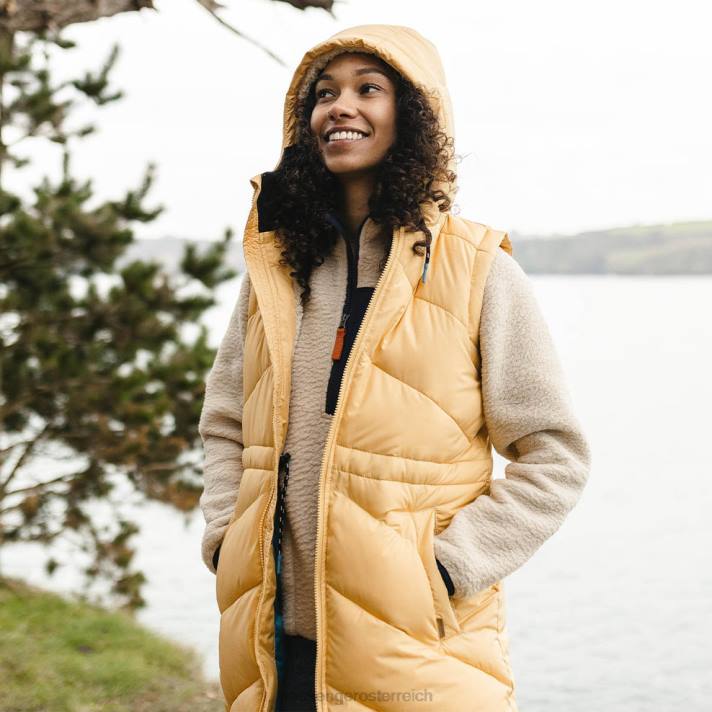 Passenger Frauen Depoe recycelte isolierte Weste ockergelb 0BP2801 woclothing Gelb