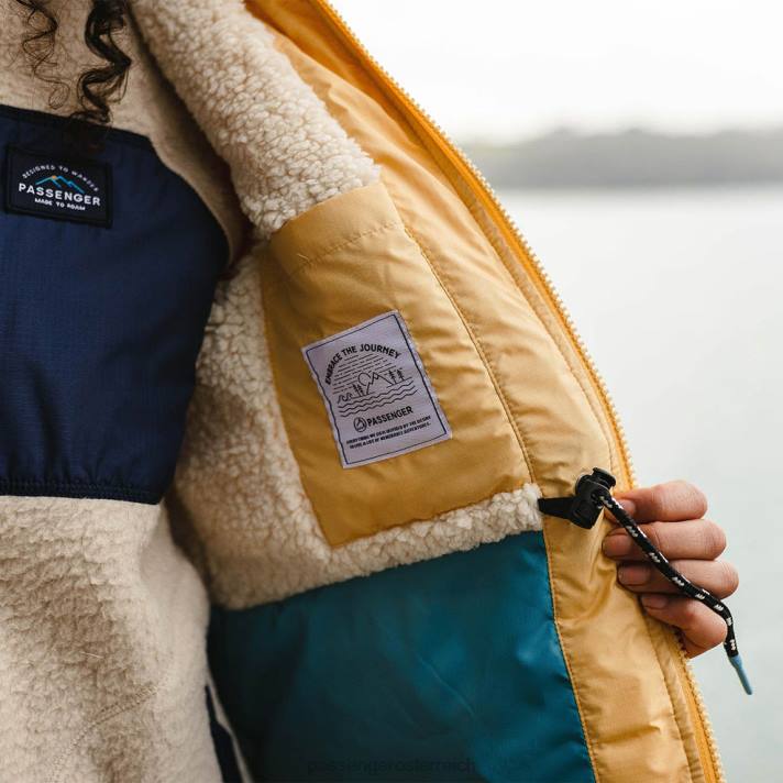 Passenger Frauen Depoe recycelte isolierte Weste ockergelb 0BP2801 woclothing Gelb