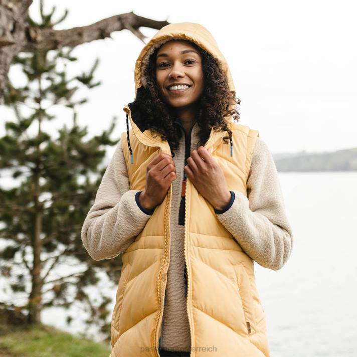 Passenger Frauen Depoe recycelte isolierte Weste ockergelb 0BP2801 woclothing Gelb