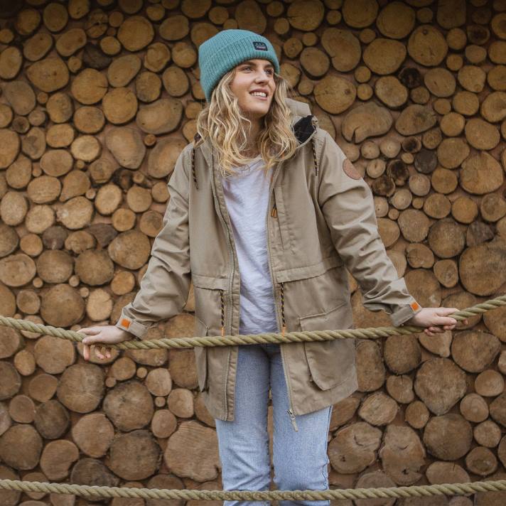 Passenger Frauen Heather recycelter leichter Anorak Chinchilla Brown 0BP2800 woclothing braun