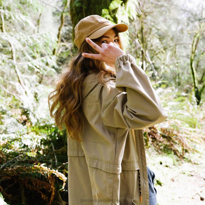 Passenger Frauen Heather recycelter leichter Anorak Chinchilla Brown 0BP2800 woclothing braun