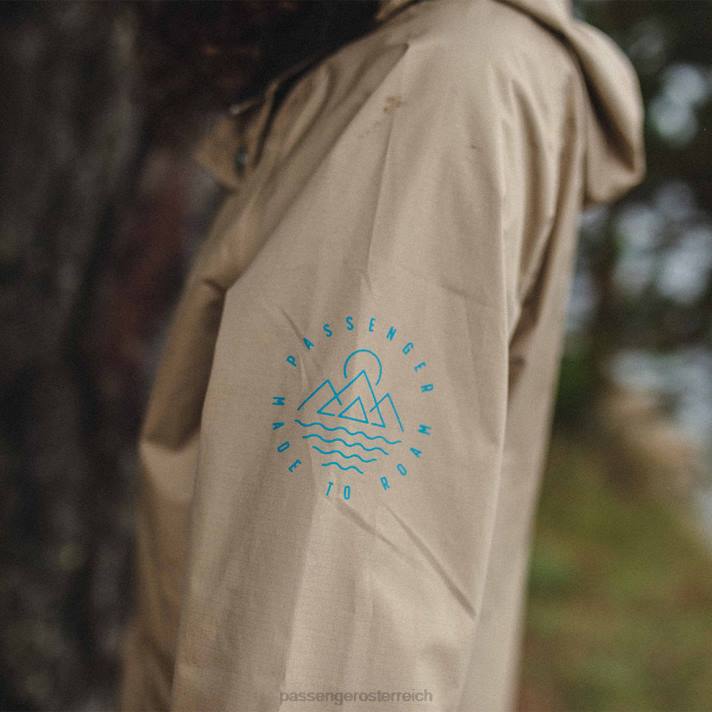 Passenger Frauen Pacific recycelte wasserdichte Jacke Chinchilla Brown 0BP2806 woclothing braun