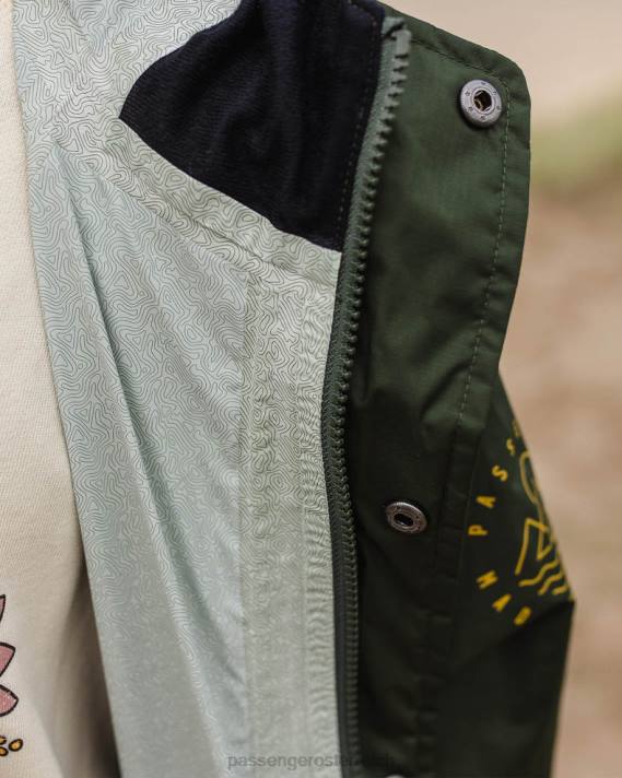 Passenger Frauen Pacific wasserdichte Jacke Tannenbaum 0BP2791 woclothing Baum