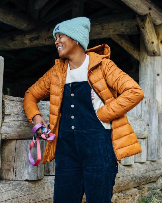 Passenger Frauen Pow recycelte isolierte Jacke glasierter Ingwer 0BP2771 woclothing glasiert