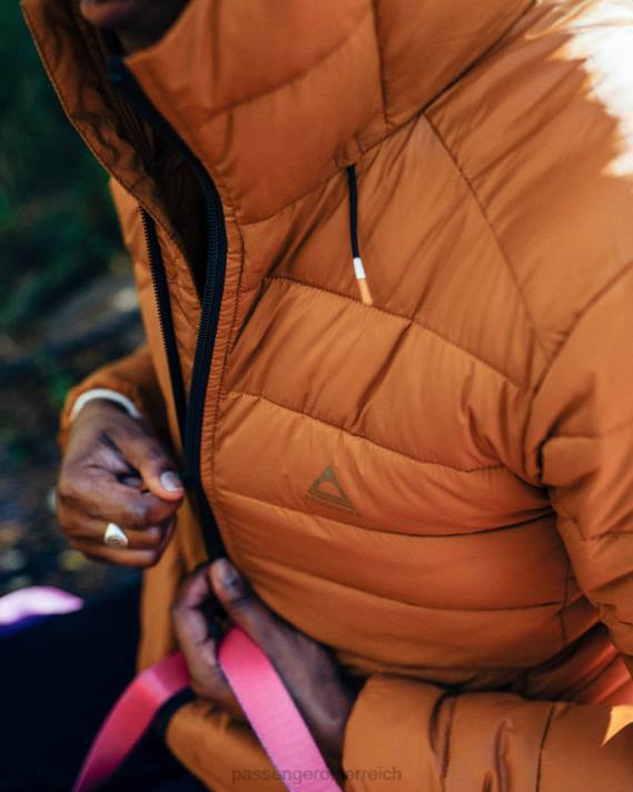 Passenger Frauen Pow recycelte isolierte Jacke glasierter Ingwer 0BP2771 woclothing glasiert