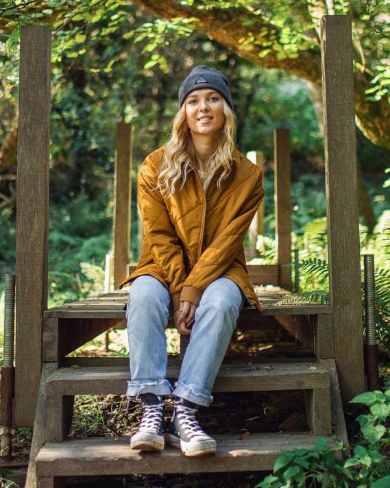 Passenger Frauen Trekker isolierte Jacke goldbraun 0BP2786 woclothing braun