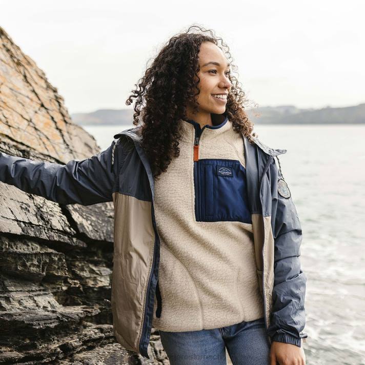 Passenger Frauen Umnak recycelter Anorak Turbulence Grey 0BP2798 woclothing grau