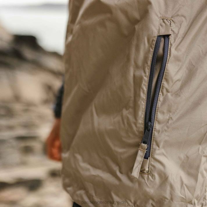 Passenger Frauen Umnak recycelter Anorak Turbulence Grey 0BP2798 woclothing grau