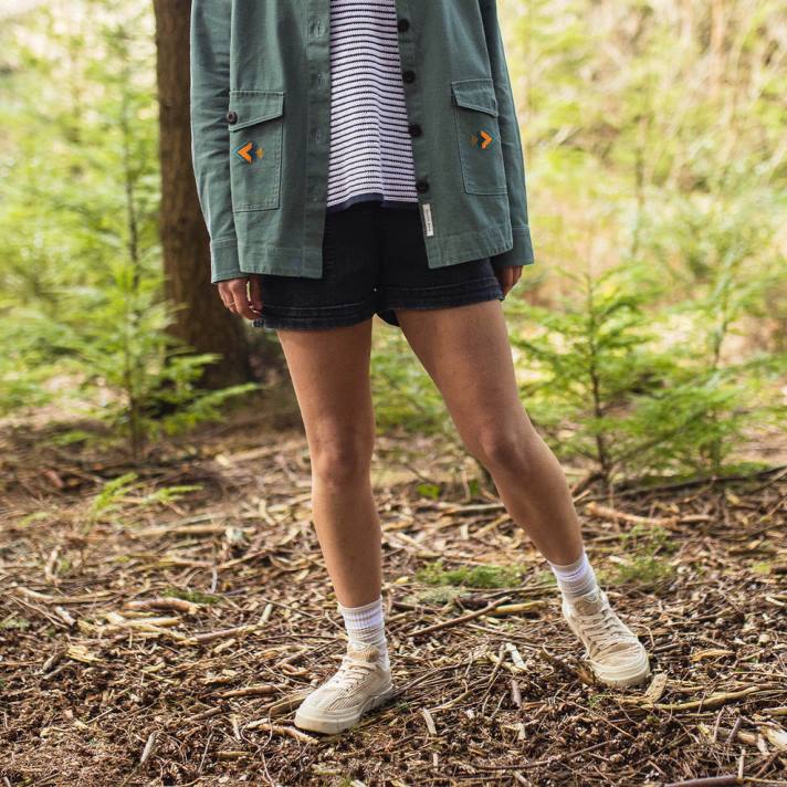 Passenger Frauen Carriso-Shorts aus Bio-Baumwolle in Schwarz 0BP2904 woclothing Schwarz