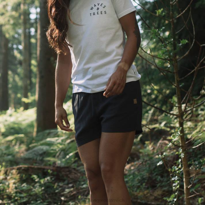 Passenger Frauen Jo Jo Shorts Anthrazit (gewebt) 0BP2938 woclothing Holzkohle