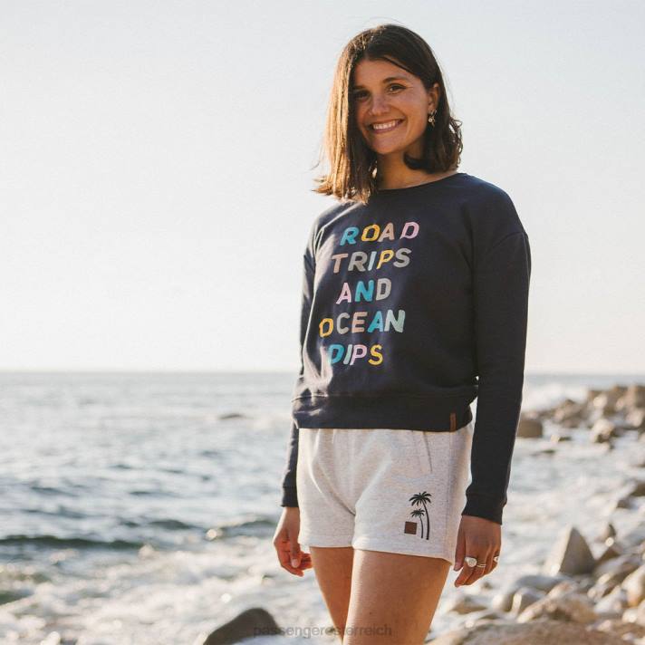 Passenger Frauen Küstenlinie kurz hellgrau meliert 0BP2936 woclothing grau