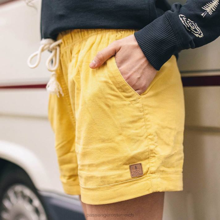 Passenger Frauen Santosa Shorts aus recyceltem Cord Jojoba 0BP2910 woclothing Jojoba