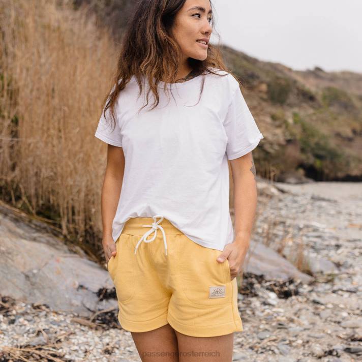 Passenger Frauen Tigard Hanf Jog Short Ockergelb 0BP2931 woclothing Gelb