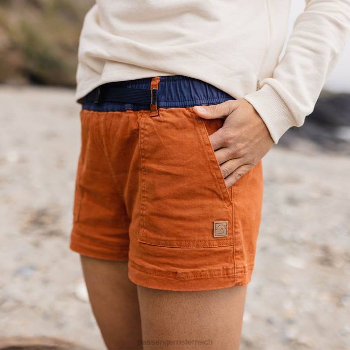 Passenger Frauen del sur Bio-Baumwollshorts in Bombay-Braun 0BP2930 woclothing braun