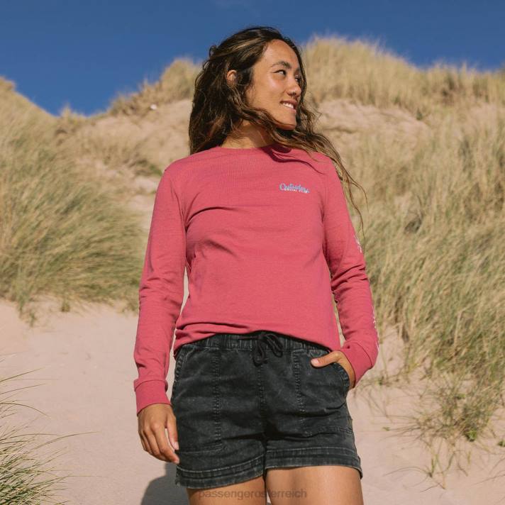 Passenger Frauen Dawn-T-Shirt aus recycelter Baumwolle in Erdrot 0BP2867 woclothing Rot