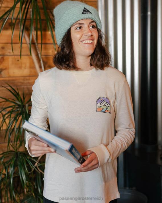 Passenger Frauen Friday Collective LS-T-Shirt aus recycelter Baumwolle, Birke 0BP2877 woclothing Birke