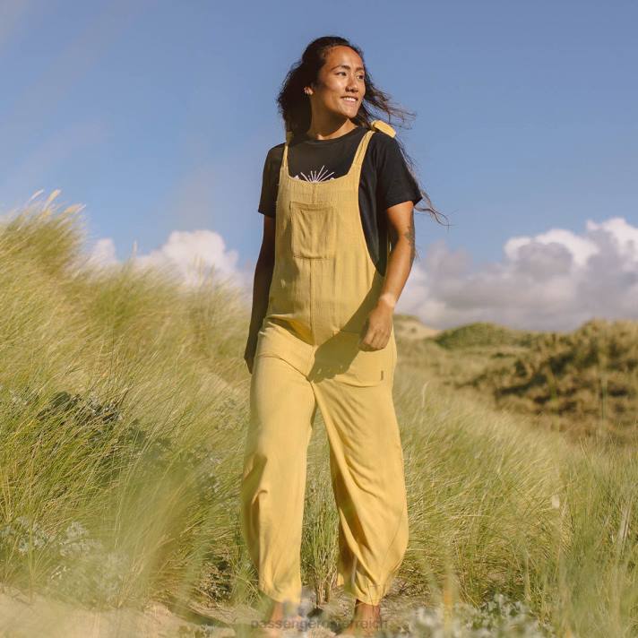 Passenger Frauen Sorglos-Latzhose Jojoba 0BP2969 woclothing Jojoba