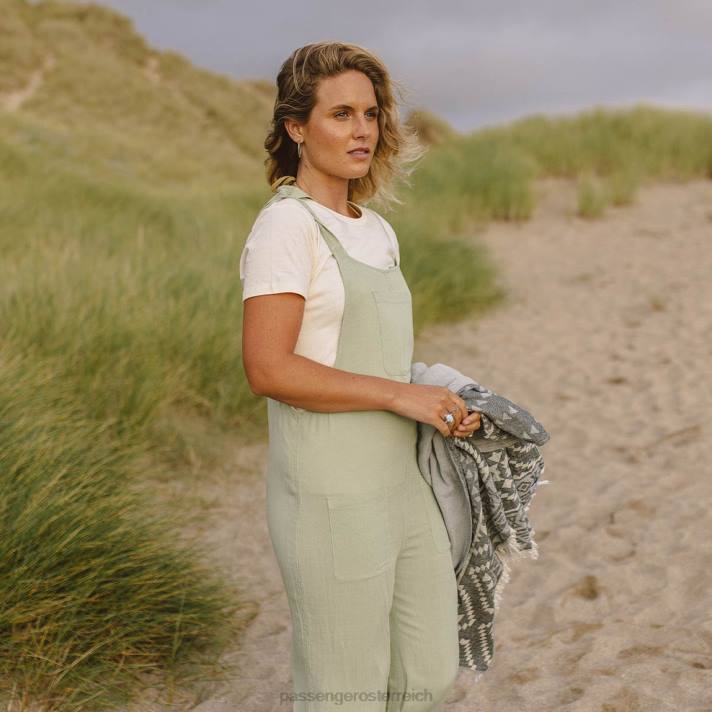 Passenger Frauen Sorglos-Latzhose Salbei 0BP2968 woclothing Salbei