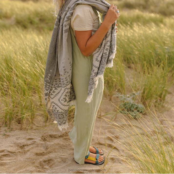 Passenger Frauen Sorglos-Latzhose Salbei 0BP2968 woclothing Salbei