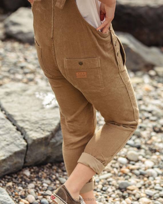 Passenger Frauen Tiaga-Cord-Latzhose, Keks 0BP2964 woclothing Keks