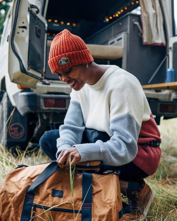 Passenger Frauen Gondwana übergroßer Strickpullover in gebrochenem Weiß 0BP2820 woclothing Weiß