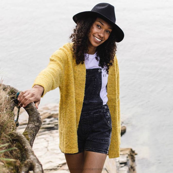 Passenger Frauen Riverglen-Cardigan ockergelb 0BP2858 woclothing Gelb