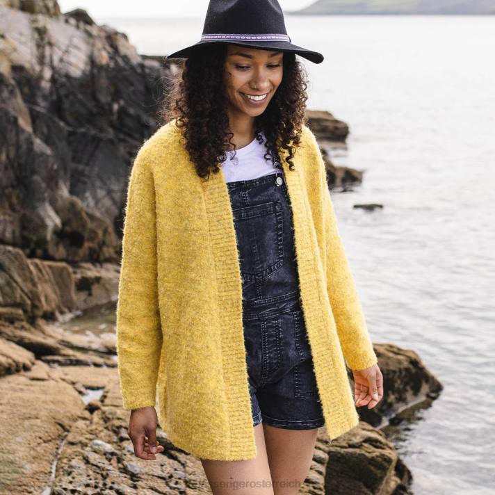 Passenger Frauen Riverglen-Cardigan ockergelb 0BP2858 woclothing Gelb