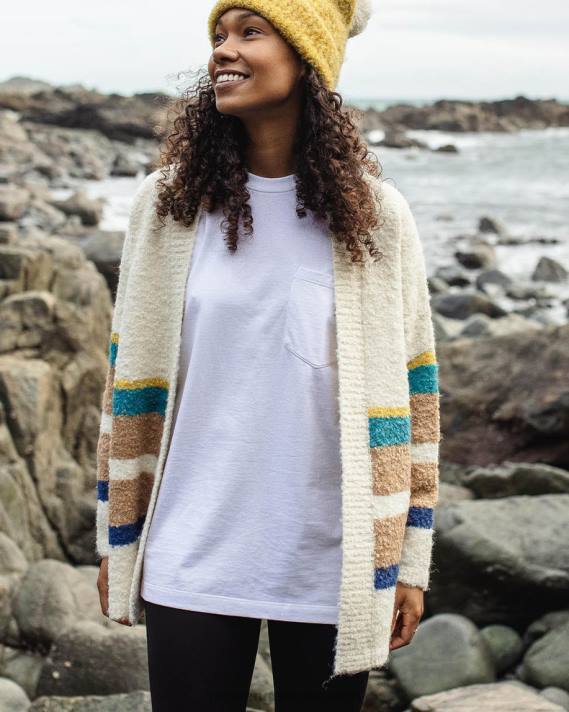 Passenger Frauen Riverglen Strickjacke Birke 0BP2835 woclothing Birke