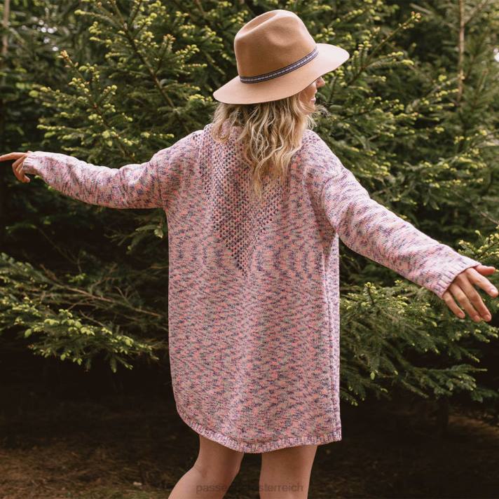 Passenger Frauen Strickjacke von El Alto, mehrfarbig, Rosa 0BP2859 woclothing Rosa