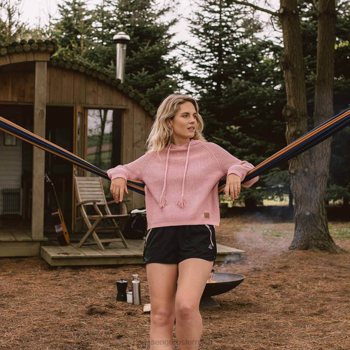 Passenger Frauen Wandernder Strickpullover in Pfirsichrosa 0BP2856 woclothing Rosa