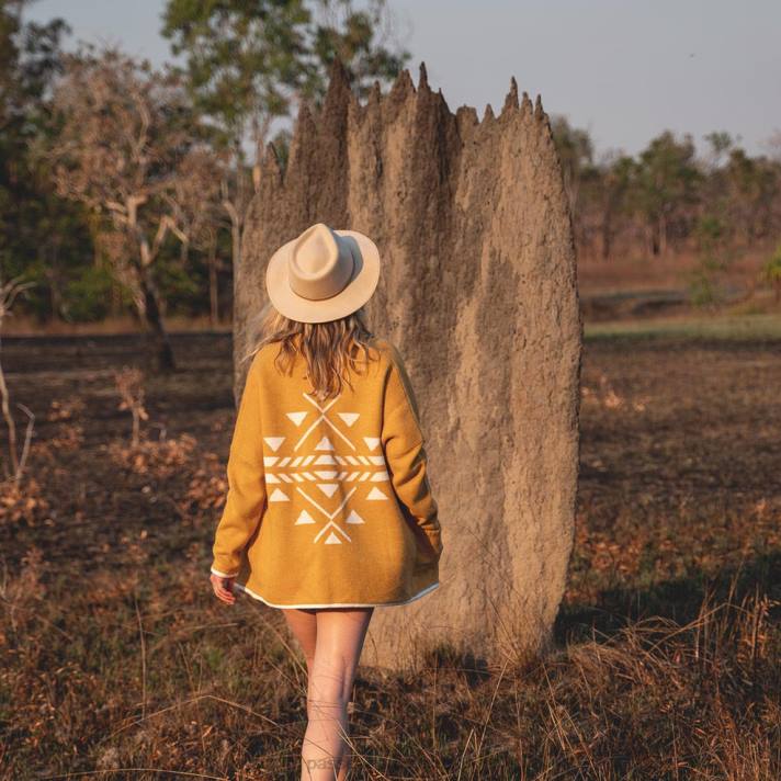 Passenger Frauen Westküsten-Cardigan, Sonnenuntergangsgelb 0BP2817 woclothing Gelb