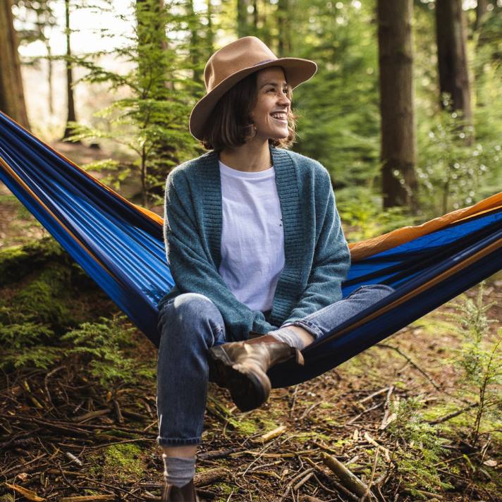 Passenger Frauen Westküsten-Cardigan, blaue Koralle 0BP2849 woclothing Blau