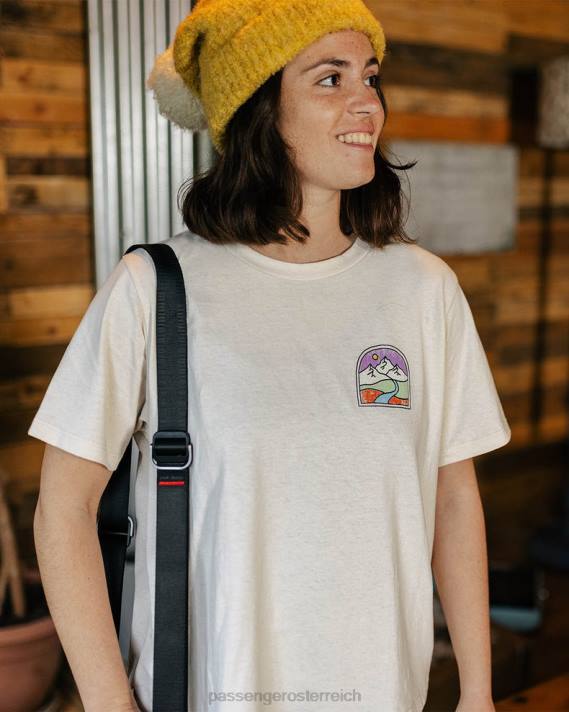 Passenger Frauen Friday Collective T-Shirt aus recycelter Baumwolle, Birke 0BP2994 woclothing Birke