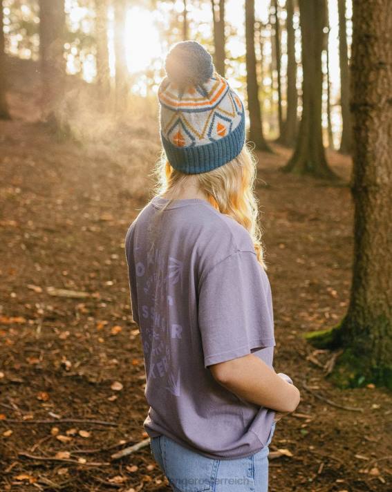 Passenger Frauen Roamers and Seekers – Oversize-T-Shirt aus recycelter Baumwolle, staubiges Flieder 0BP2986 woclothing lila