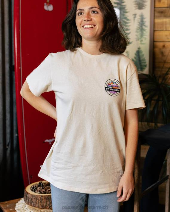 Passenger Frauen Wilds übergroßes T-Shirt aus recycelter Baumwolle, Birke 0BP2992 woclothing Birke