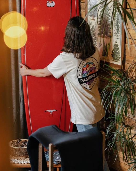 Passenger Frauen Wilds übergroßes T-Shirt aus recycelter Baumwolle, Birke 0BP2992 woclothing Birke