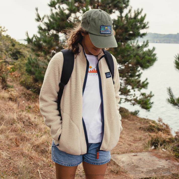 Passenger Frauen Fairbanks Full Zip recyceltes Sherpa-Fleece Haferflocken 0BP2680 woclothing Haferflocken