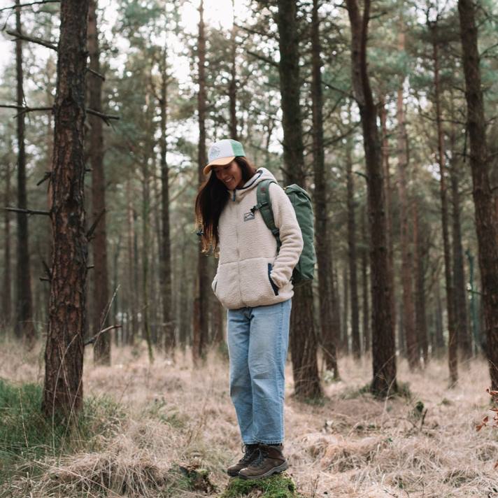 Passenger Frauen North Coast Full Zip recyceltes Sherpa-Fleece Haferflocken 0BP2681 woclothing Haferflocken