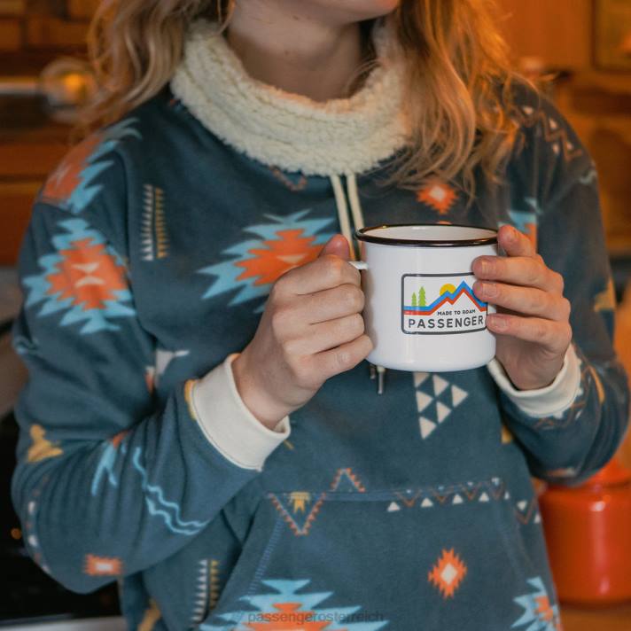 Passenger Frauen Olivfarbener, hochgeschlossener Ensign Drifter aus Polarfleece aus recyceltem Material 0BP2703 woclothing Herumtreiber