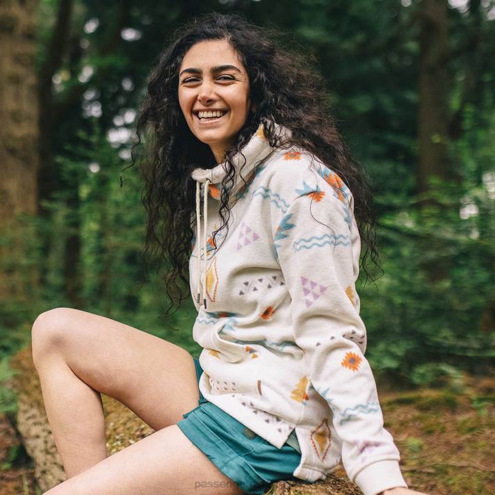 Passenger Frauen Tor Slouch Neck Polarfleece Birke Drifter 0BP2692 woclothing Birke