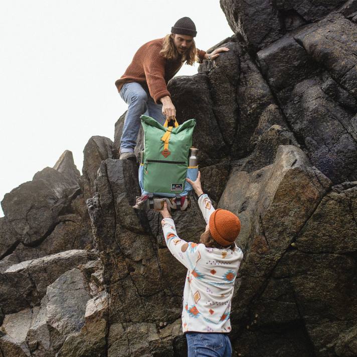 Passenger Frauen Woodlander-Pullover aus recyceltem Polarfleece, Birkendrifter 0BP2687 woclothing Birke